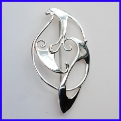 Silver brooch